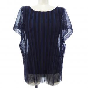 プリーツプリーズ PLEATS PLEASE 2014 メッシュレイヤード ストライプ PP41-JK675 7569022 チュニック