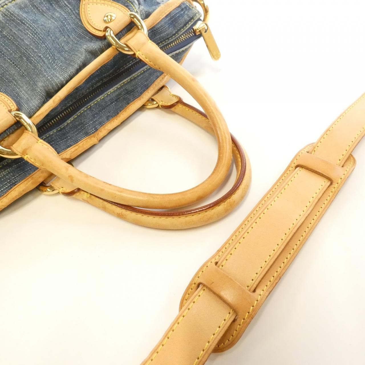 ルイヴィトン モノグラム デニム ネオカビィー MM M95349 バッグ