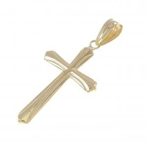 K18YG  クロスペンダント