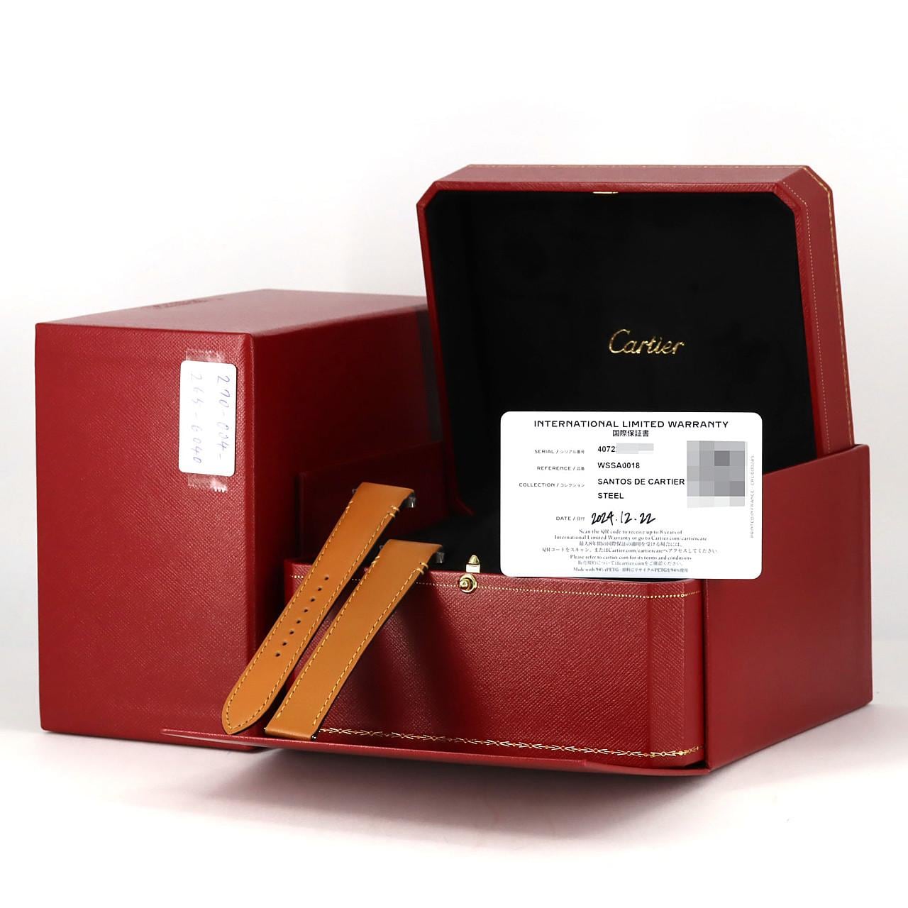 カルティエ サントス･ドゥ･カルティエLM WSSA0018 SS 自動巻