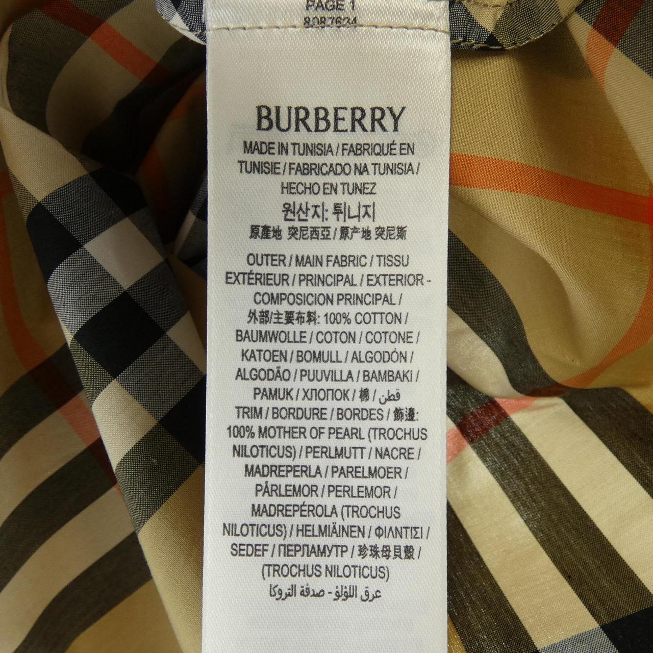 バーバリー BURBERRY 8087634 シャツ