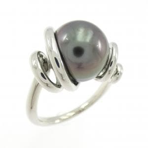 PT900 黒蝶パール リング 11mm