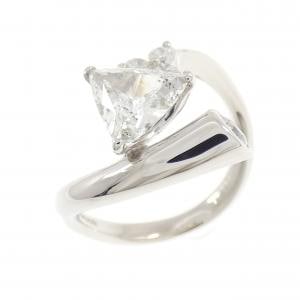PT900 ダイヤモンド リング 1.017CT H SI2 ファンシーカット