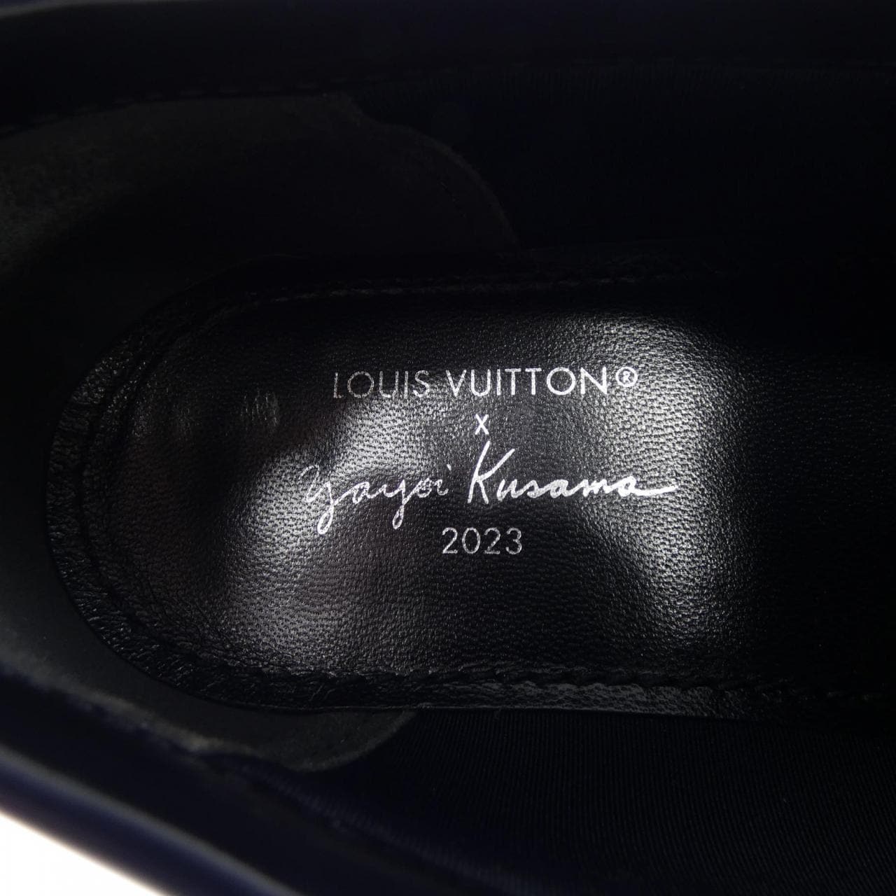 ルイヴィトン LOUIS VUITTON 草間彌生 YAYOI KUSAMA LV×YK アカデミーラインローファー シューズ