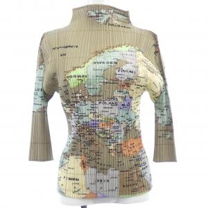 プリーツプリーズ PLEATS PLEASE WORLD MAP 世界地図 PP81-JK593 7563012 トップス