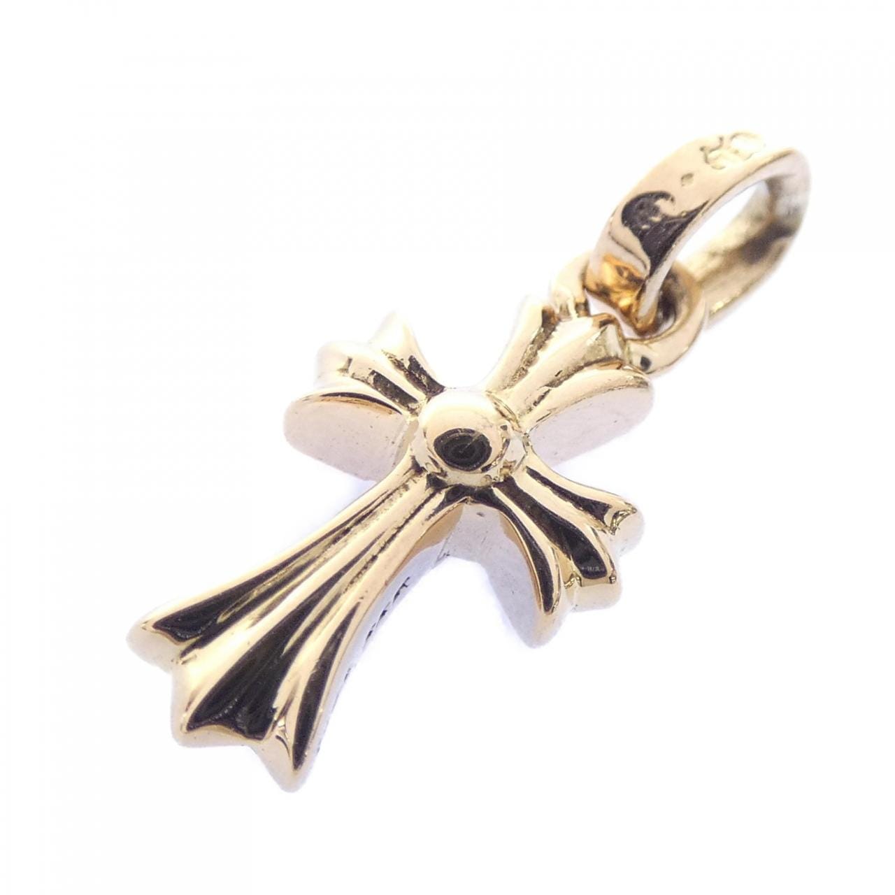 クロムハーツ CHROME HEARTS CH CROSS BABY FAT GLD PAVE RUBY SNGL SID 202033722GLDXXX180 ペンダント