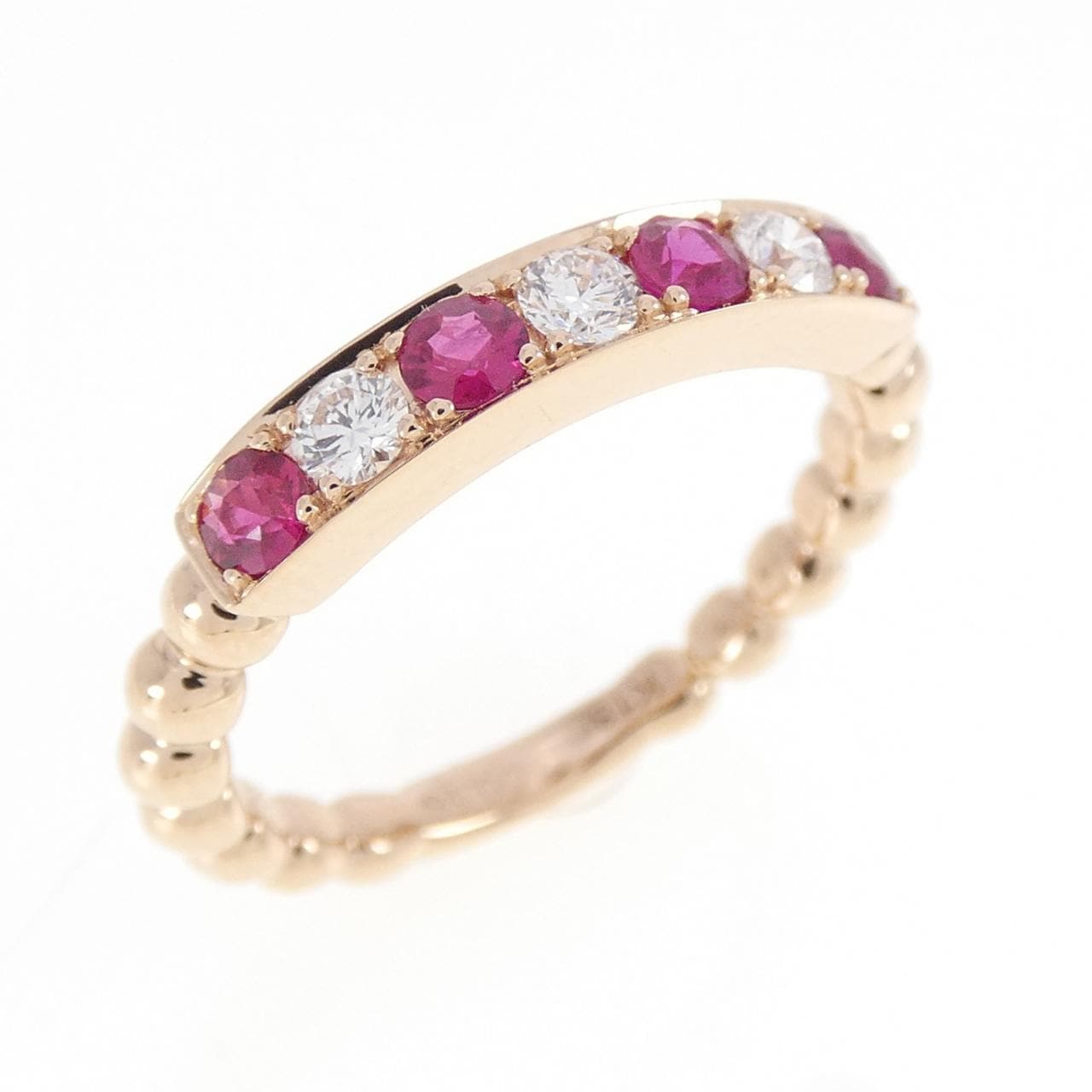 K18PG ルビー リング 0.32CT