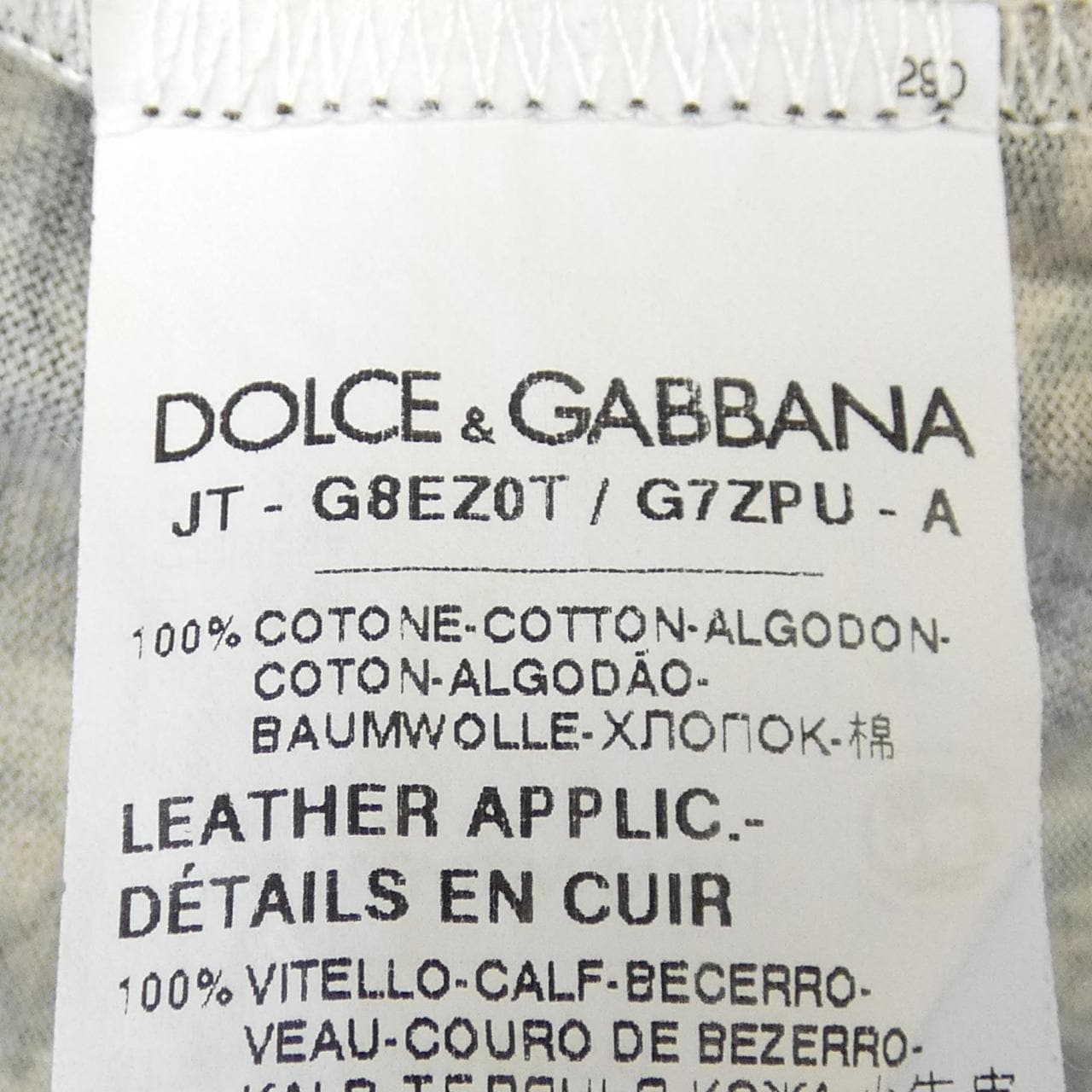 ドルチェアンドガッバーナ DOLCE&GABBANA G8EZ0T/G7ZPU Tシャツ