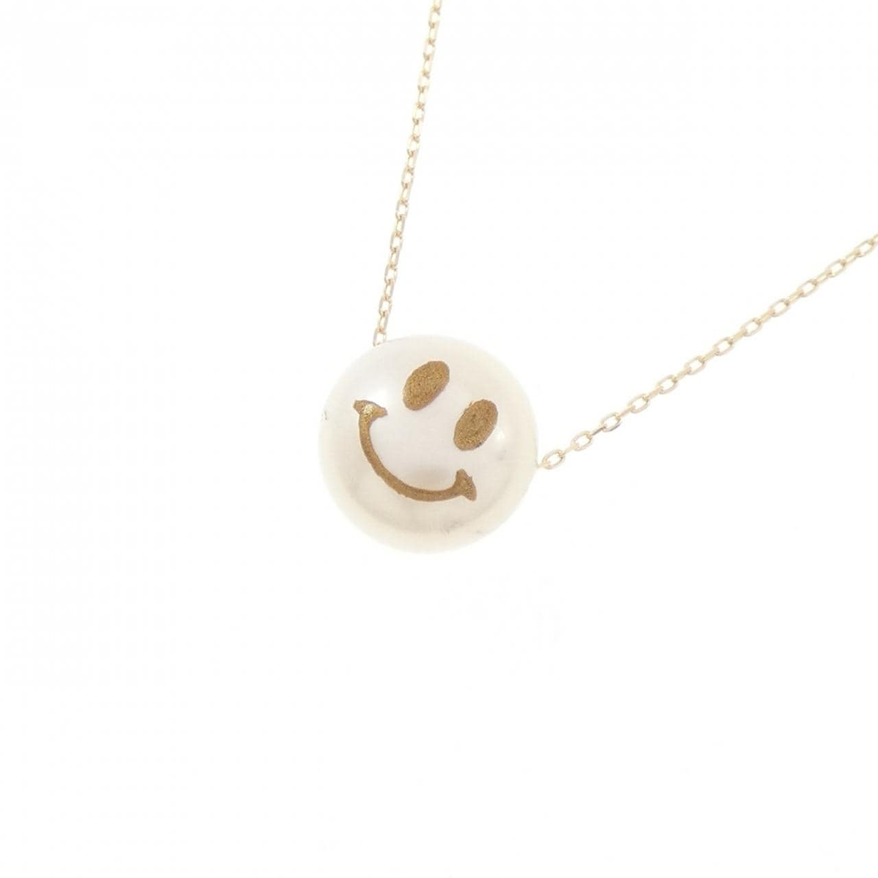 K10YG 淡水パール ネックレス