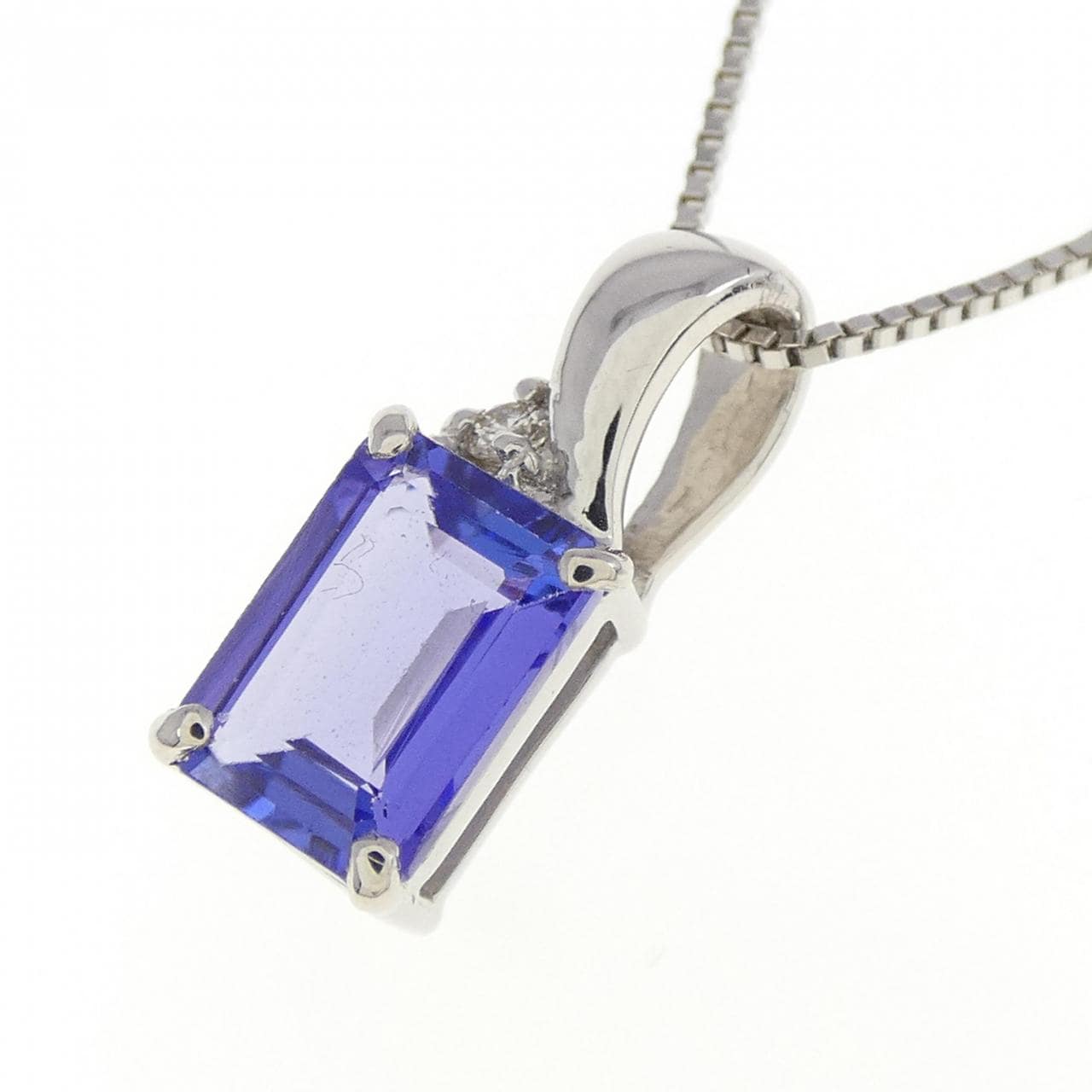 【リメイク】PT タンザナイト ネックレス 0.92CT