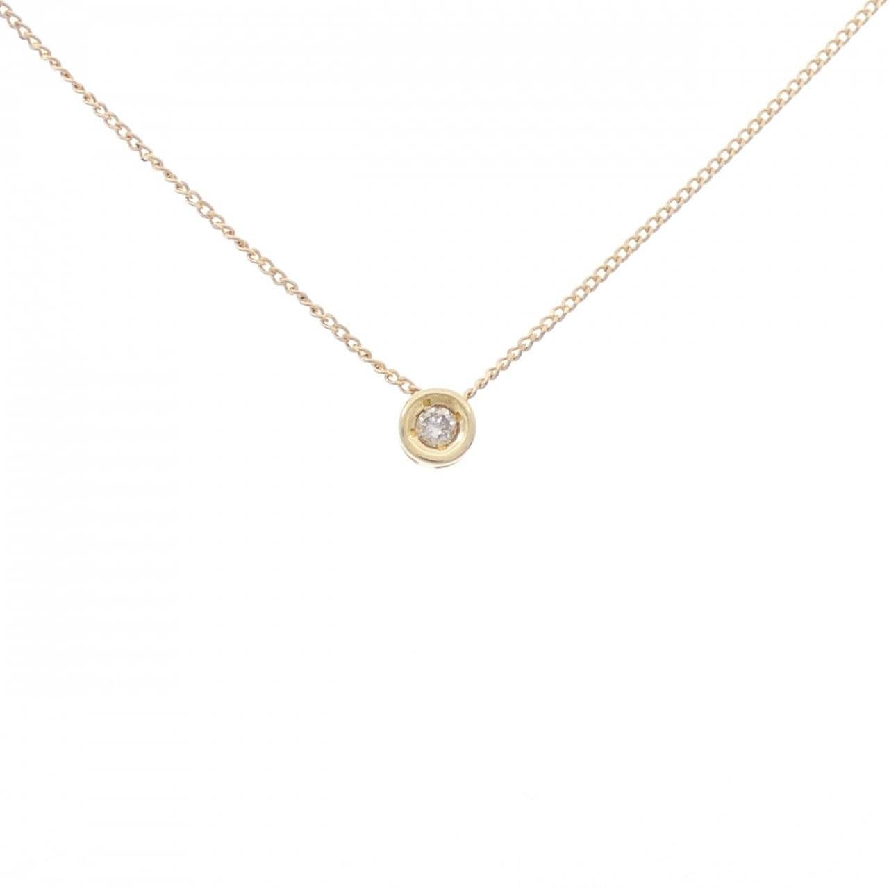 K18YG ダイヤモンド ネックレス 0.05CT