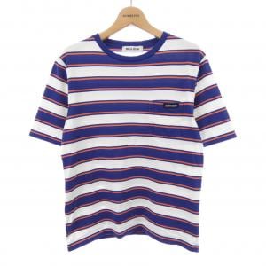 ミュウミュウ MIU MIU MIU MIU ロゴ ジャージー Tシャツ MJN537 SOOO 14RT Tシャツ