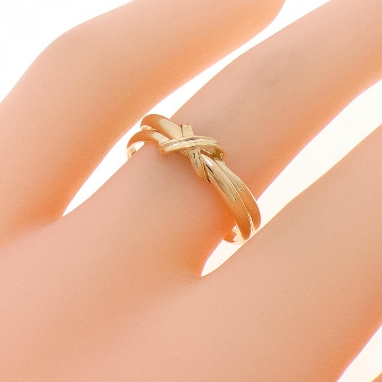 4゜C K18YG リング