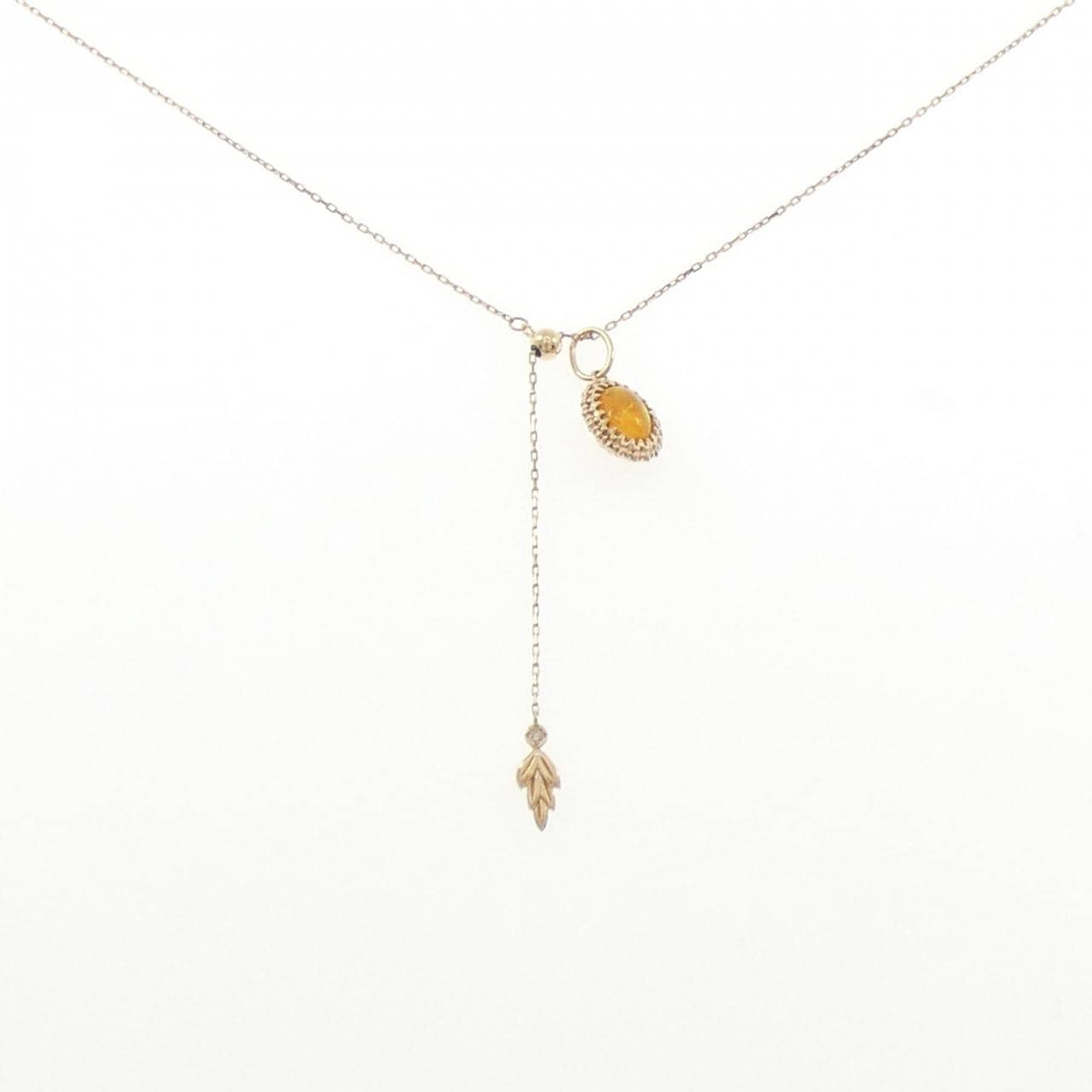 アガット カラーストーン ネックレス