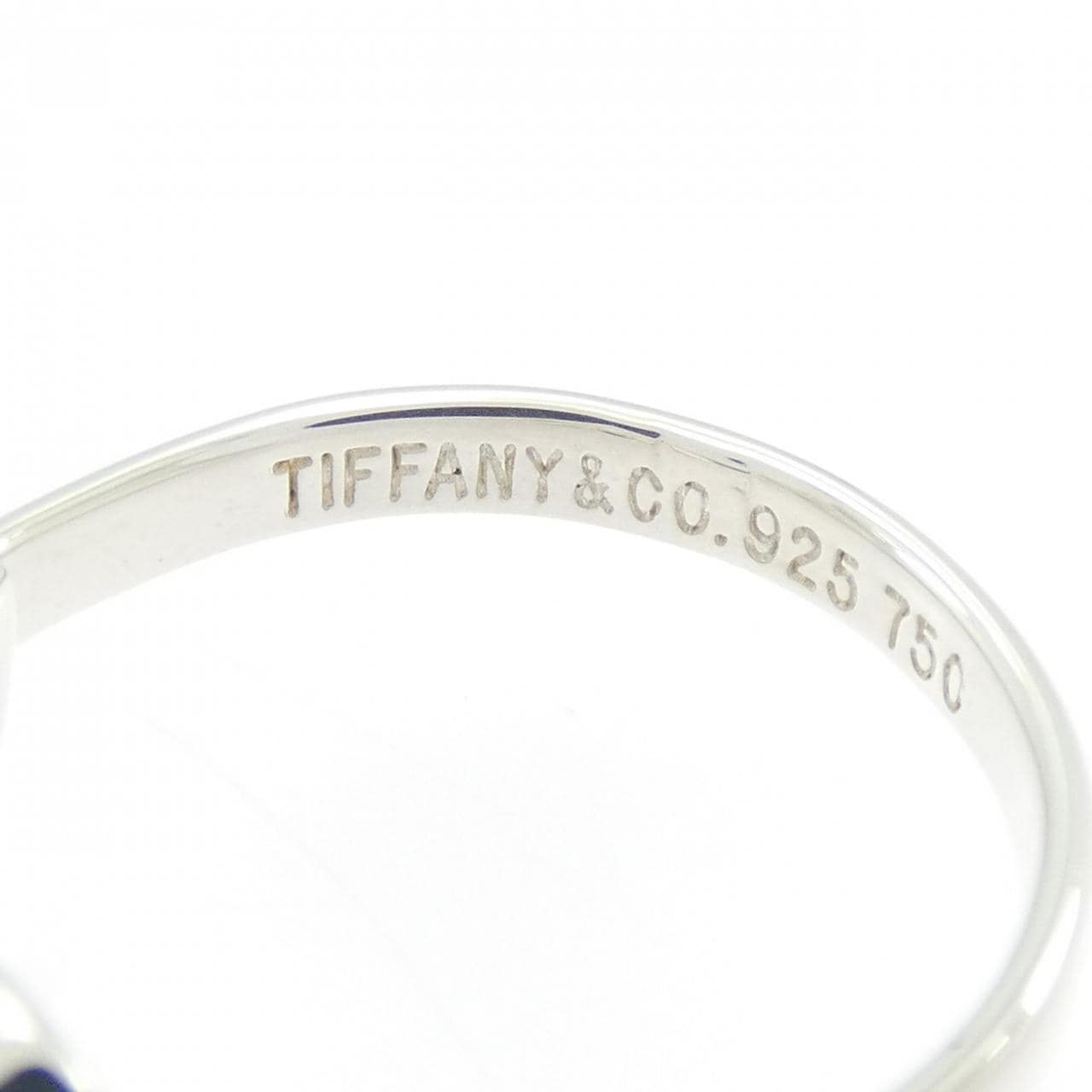 【ヴィンテージ】ティファニー フラットワイヤーラブノット リング