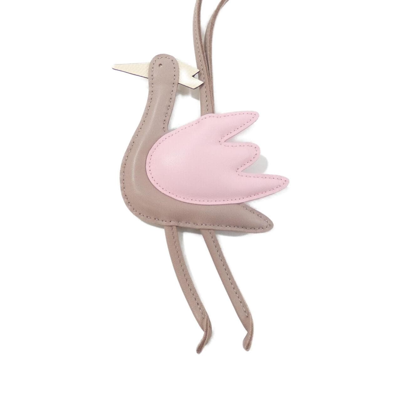 エルメス CRANE 1075518 バッグチャーム