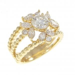 750YG ダイヤモンド リング 0.57CT