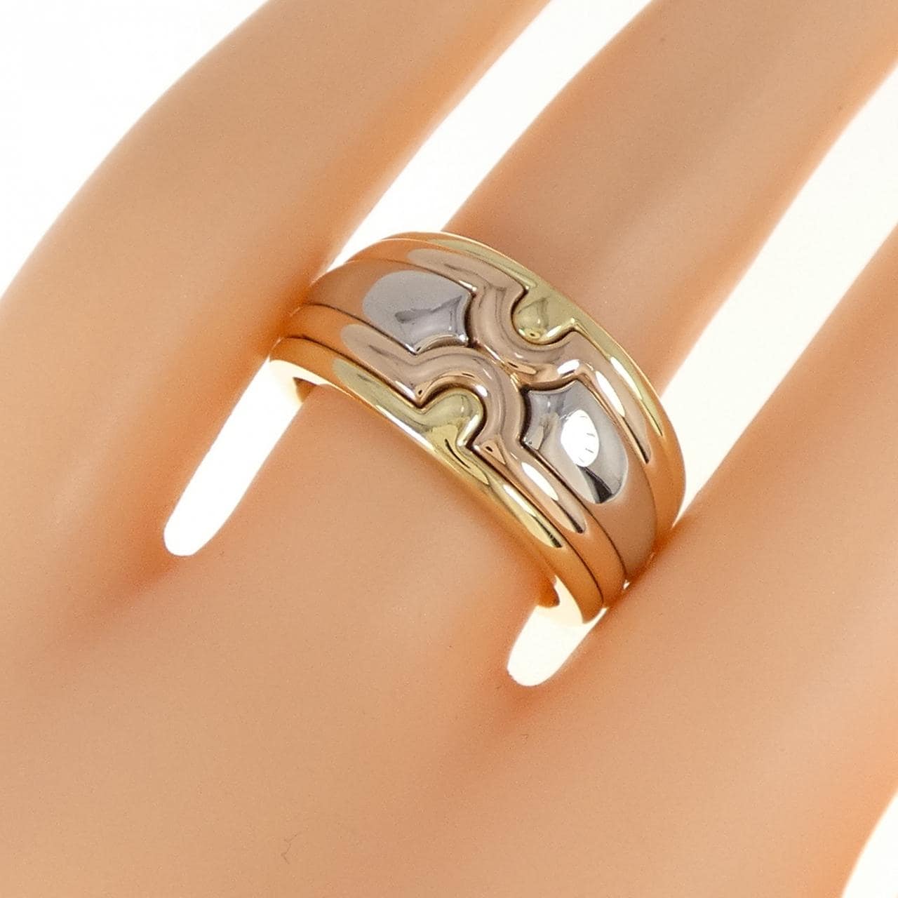 BVLGARI 750三色戒指