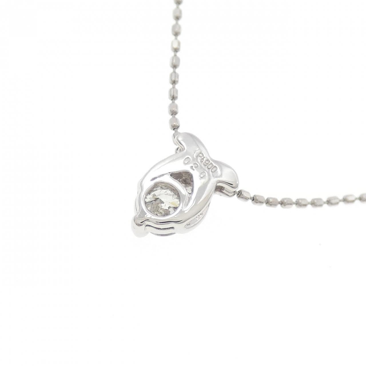 PT900/PT850 ダイヤモンド ネックレス 0.20CT