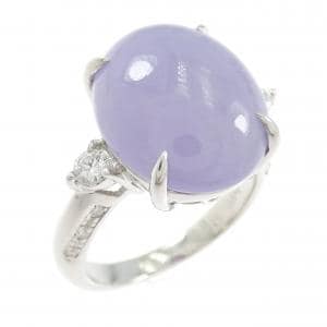 PT900 ラベンダーヒスイ リング 9.38CT