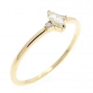 【新品】K18YG ダイヤモンド リング 0.10CT