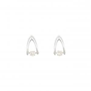 K18WG ダイヤモンド ピアス 0.20CT