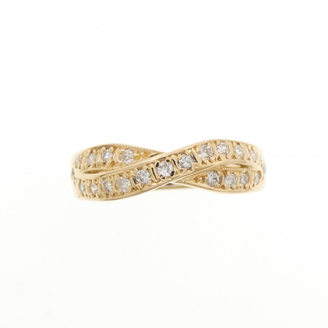 K18YG ダイヤモンド リング 0.21CT