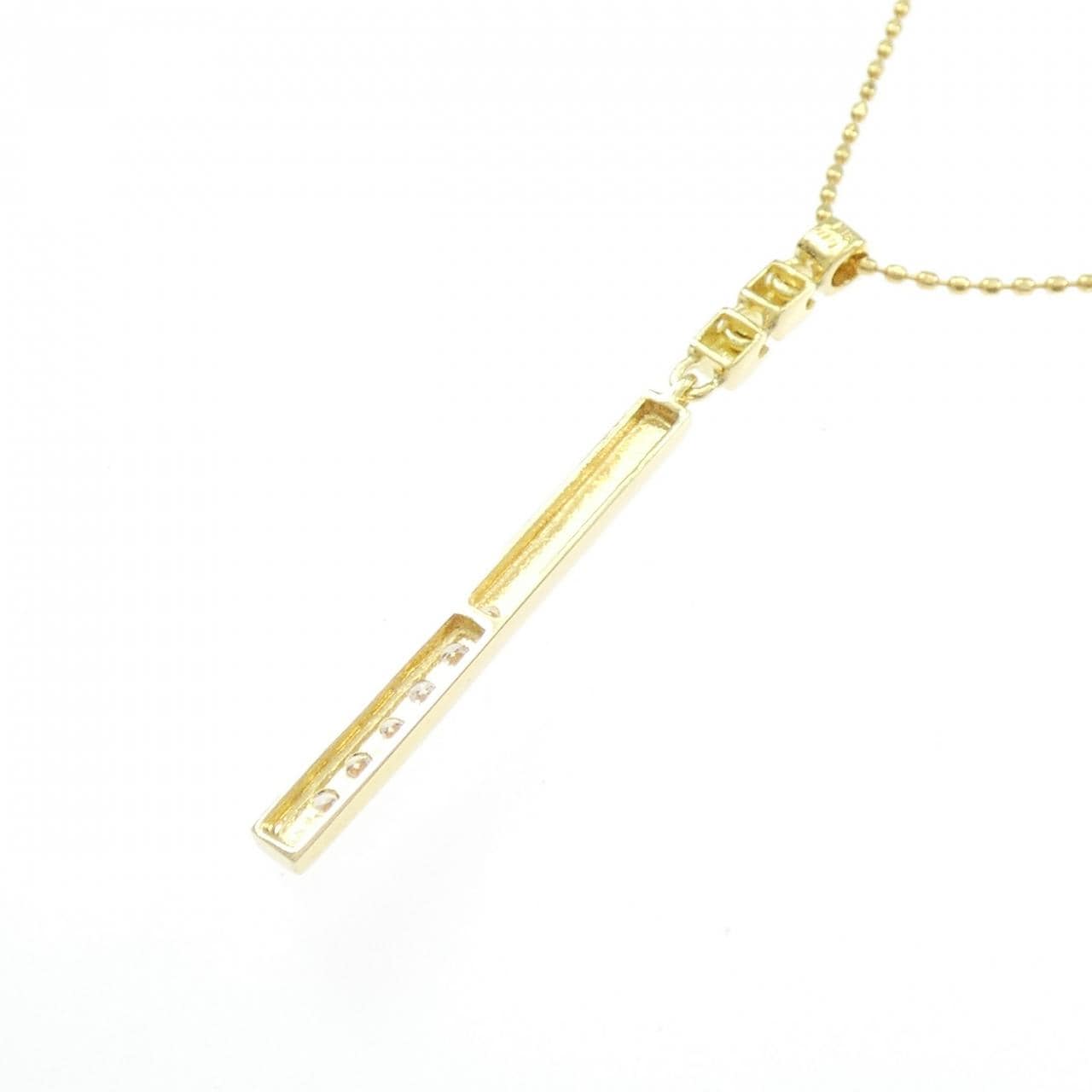 K18YG ダイヤモンド ネックレス 0.10CT