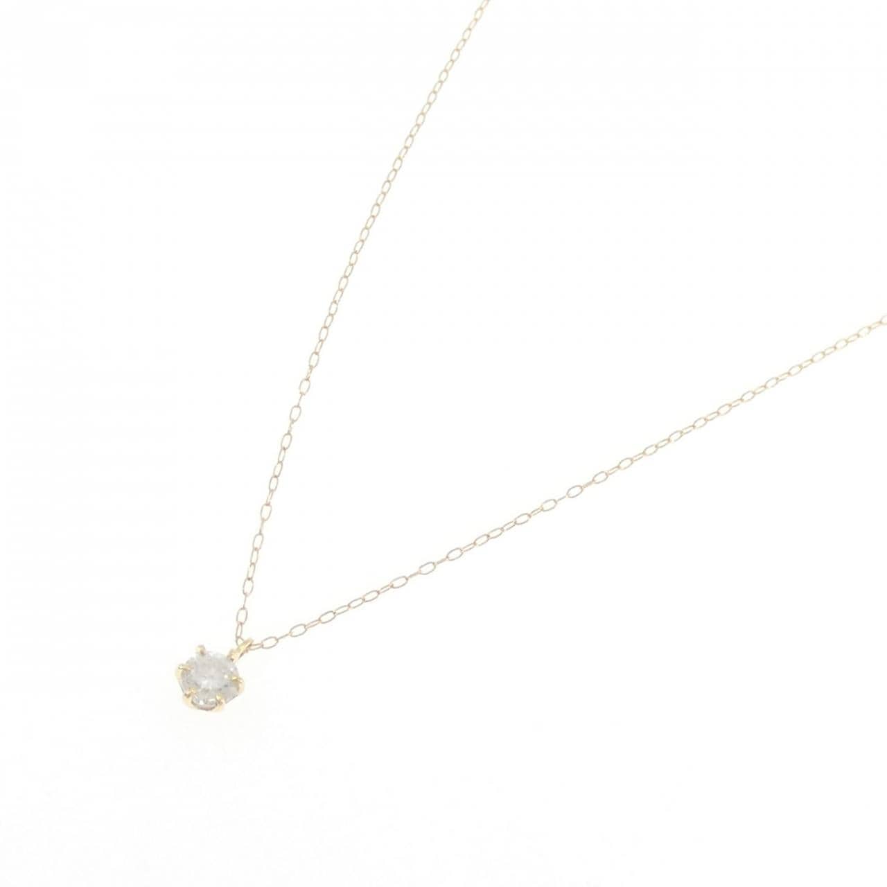 K18YG ダイヤモンド ネックレス 0.30CT