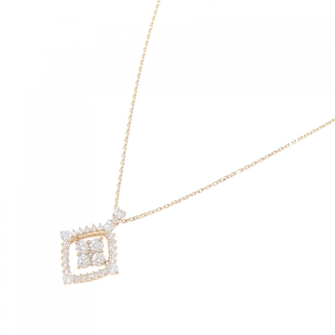 K18PG ダイヤモンド ネックレス 1.00CT