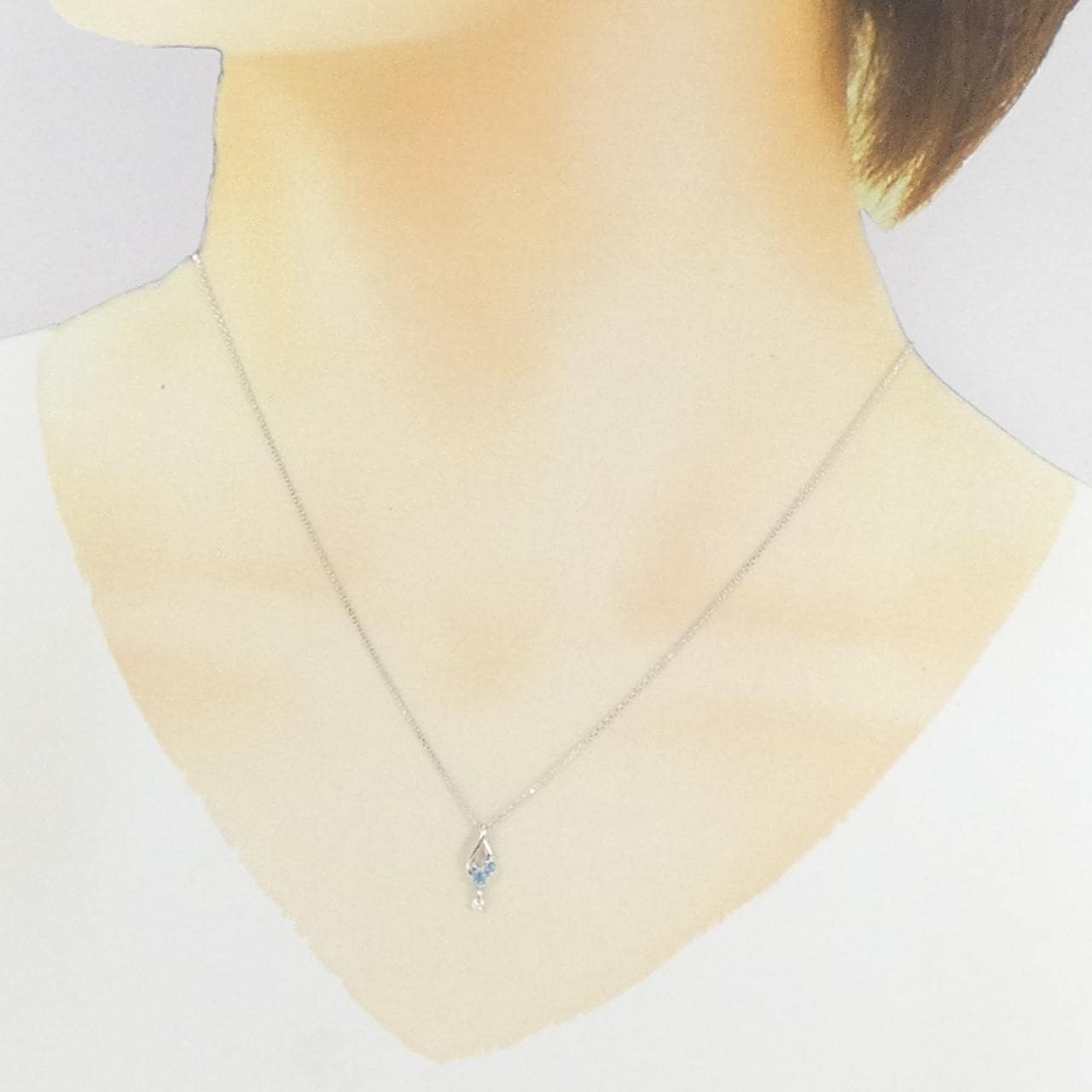 スタージュエリー ブルートパーズ ネックレス