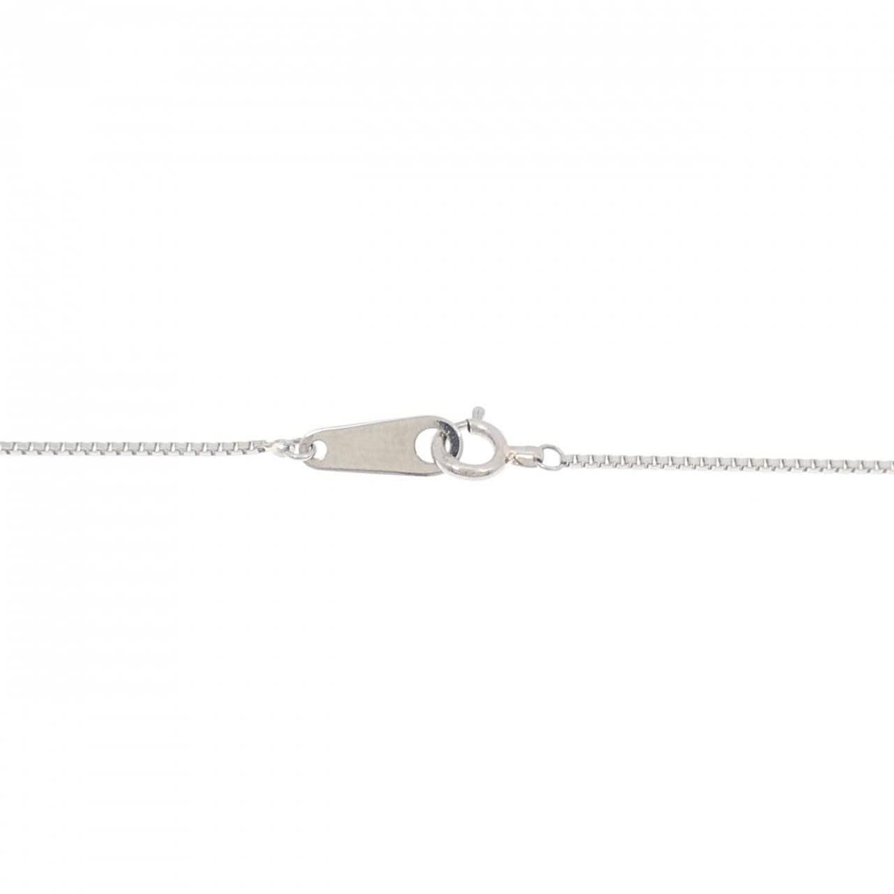 PT900/PT850 エメラルド ネックレス 0.24CT