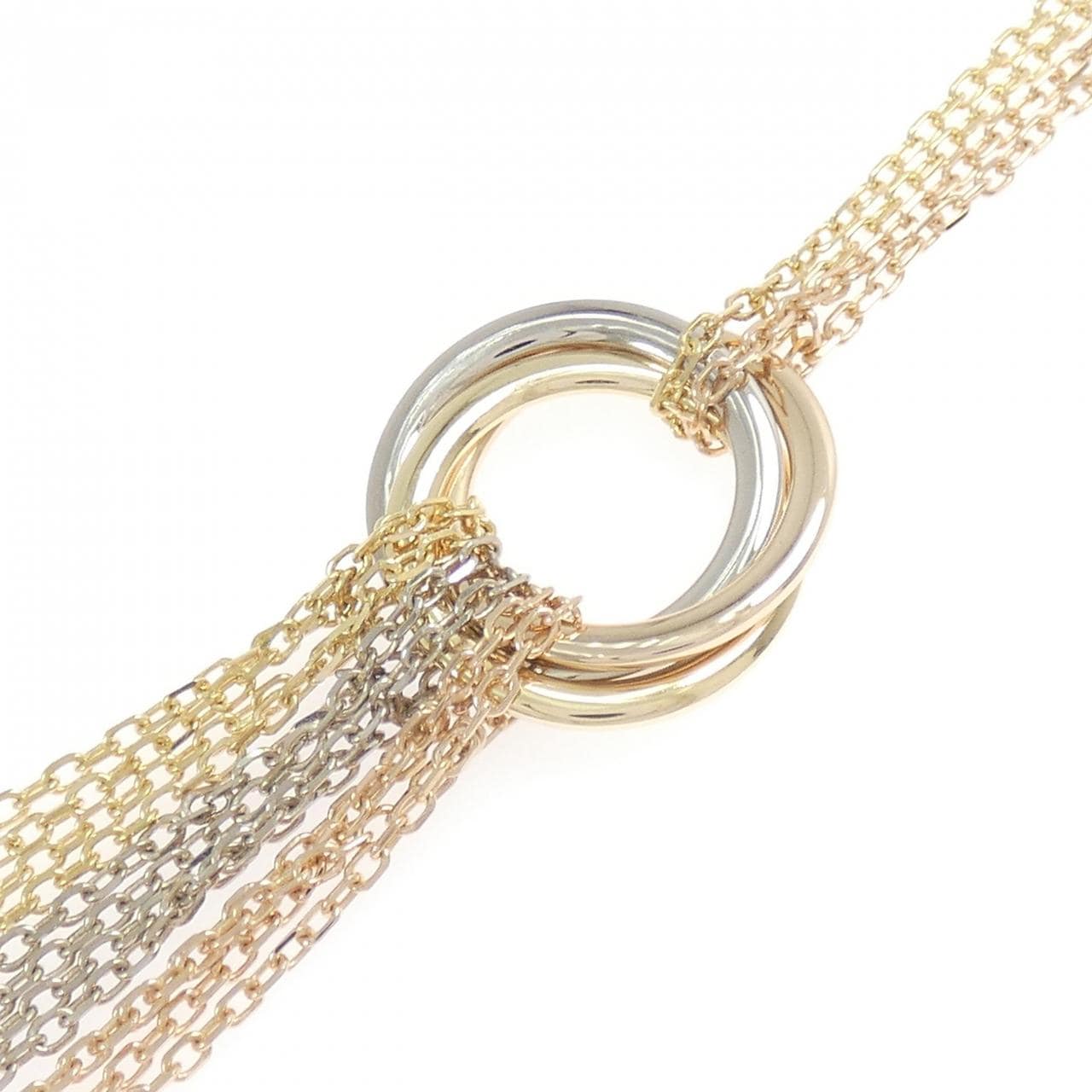 カルティエ トリニティ ドレープ ネックレス