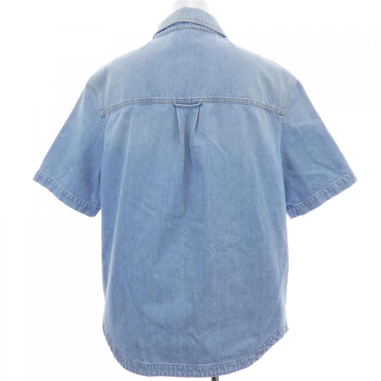 ルイヴィトン LOUIS VUITTON デニムショートスリーブシャツ HLS50WEU6 S／Sシャツ