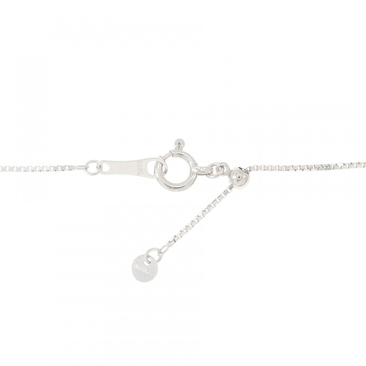 K18WG ダイヤモンド ネックレス 1.00CT