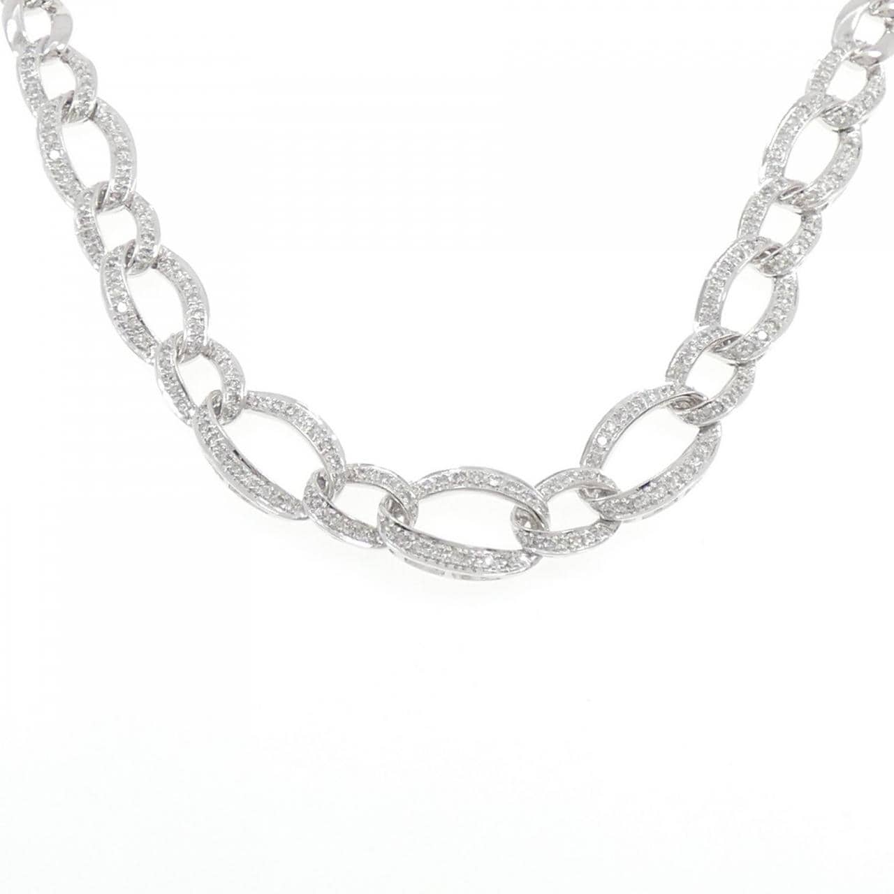 750WG ダイヤモンド ネックレス 3.00CT