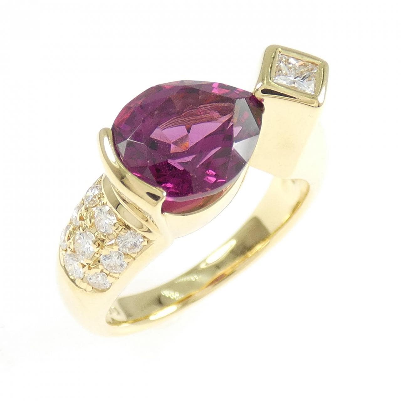 タサキ ガーネット リング 3.00CT