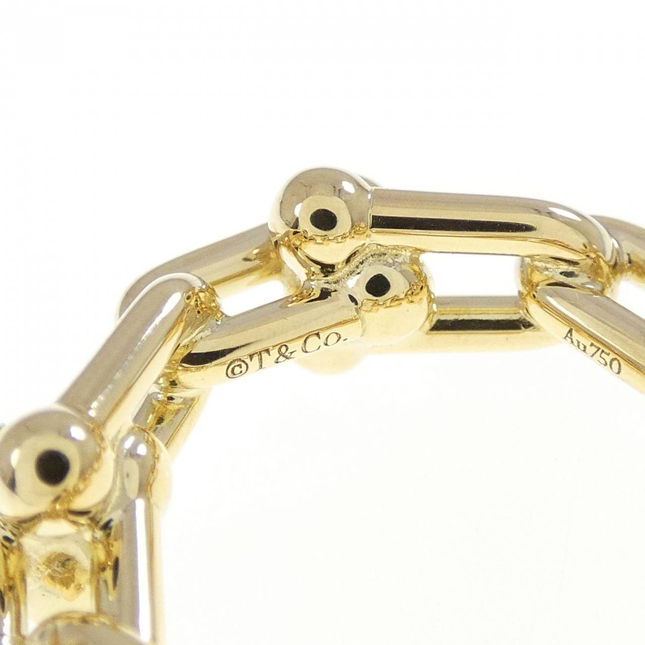 ティファニー スモール リンク リング 0.26CT