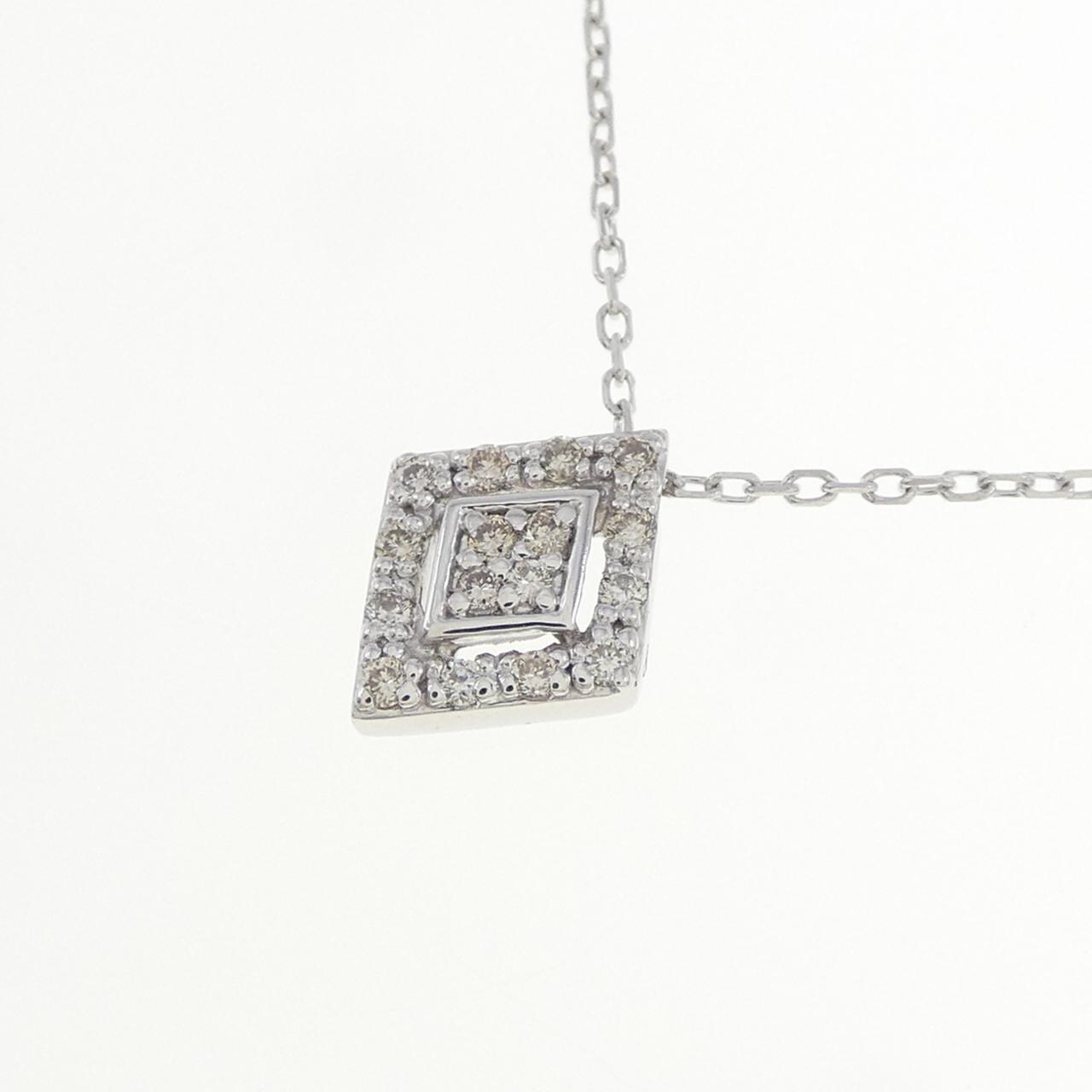 K10WG ダイヤモンド ネックレス 0.07CT