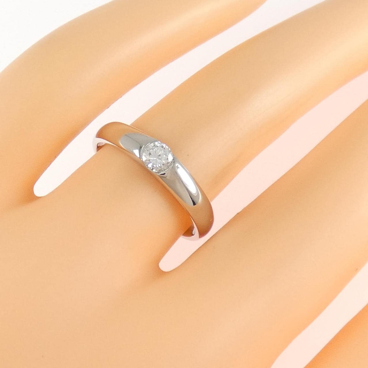 PT900 ダイヤモンド リング 0.18CT