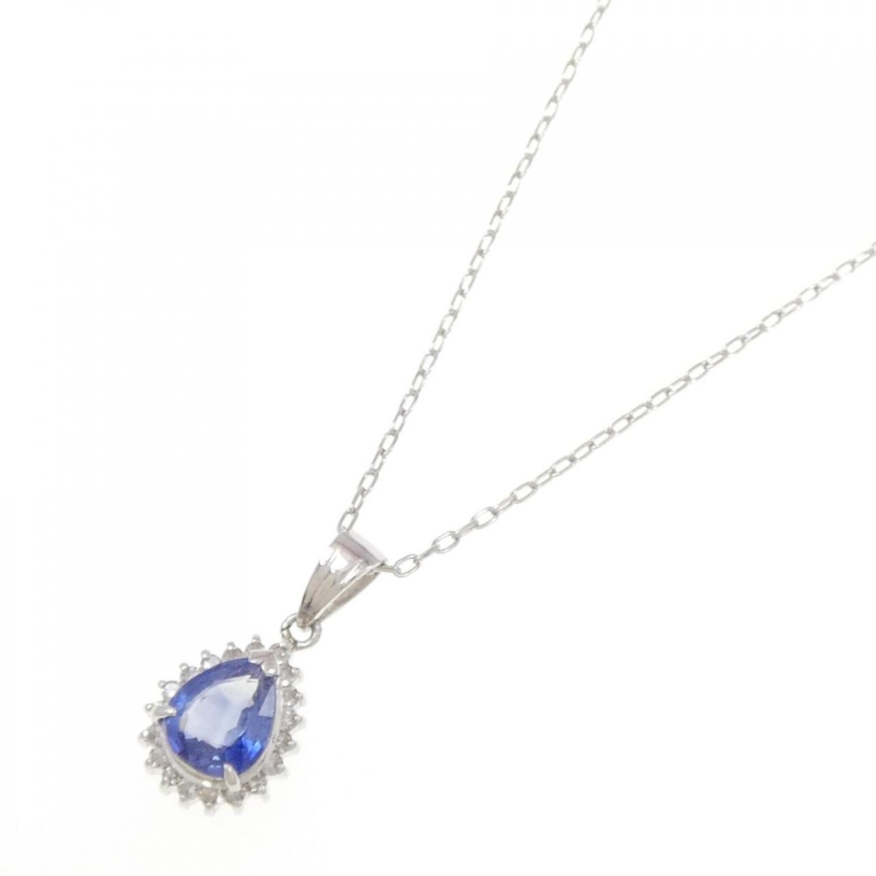 PT Sapphire Necklace 0.94CT