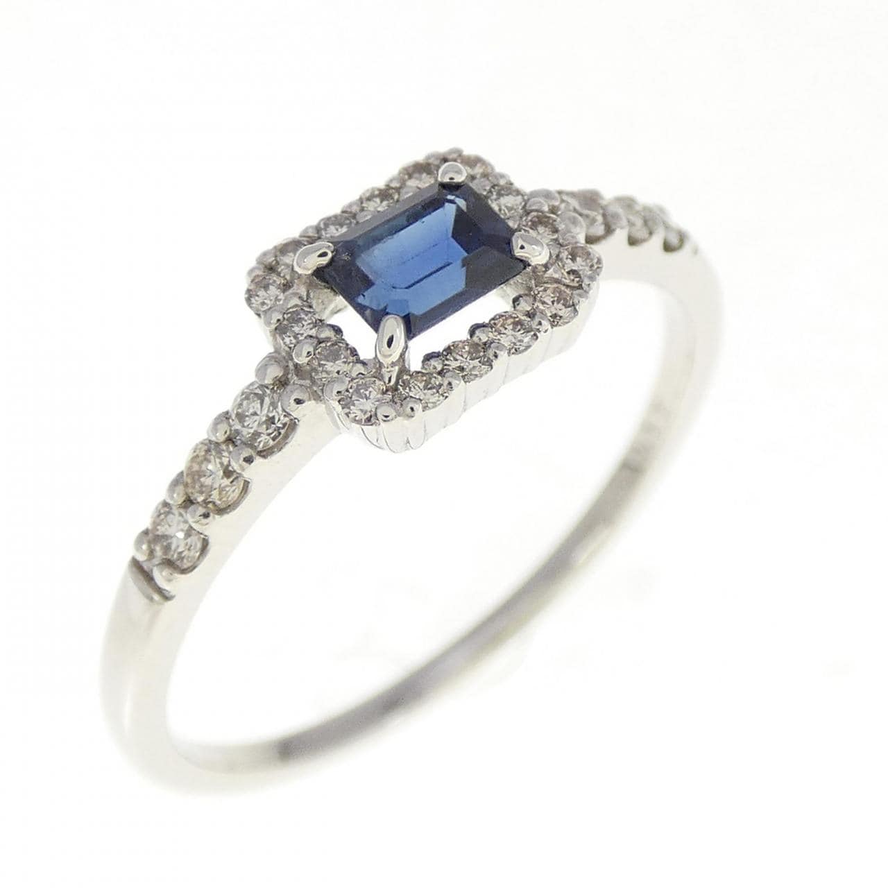 【新品】PT サファイヤ リング 0.27CT