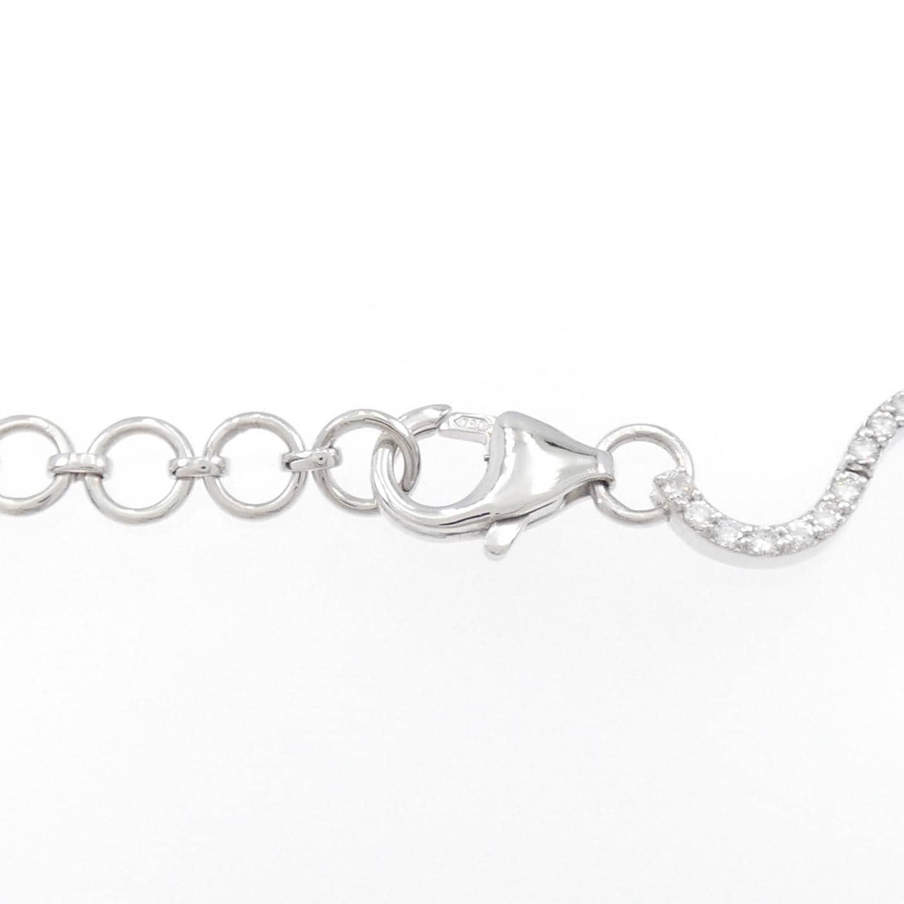 K18WG ルビー ネックレス 8.00CT