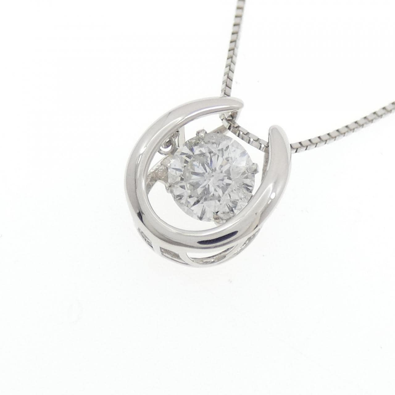 PT900/PT850 ダイヤモンド ネックレス 1.02CT