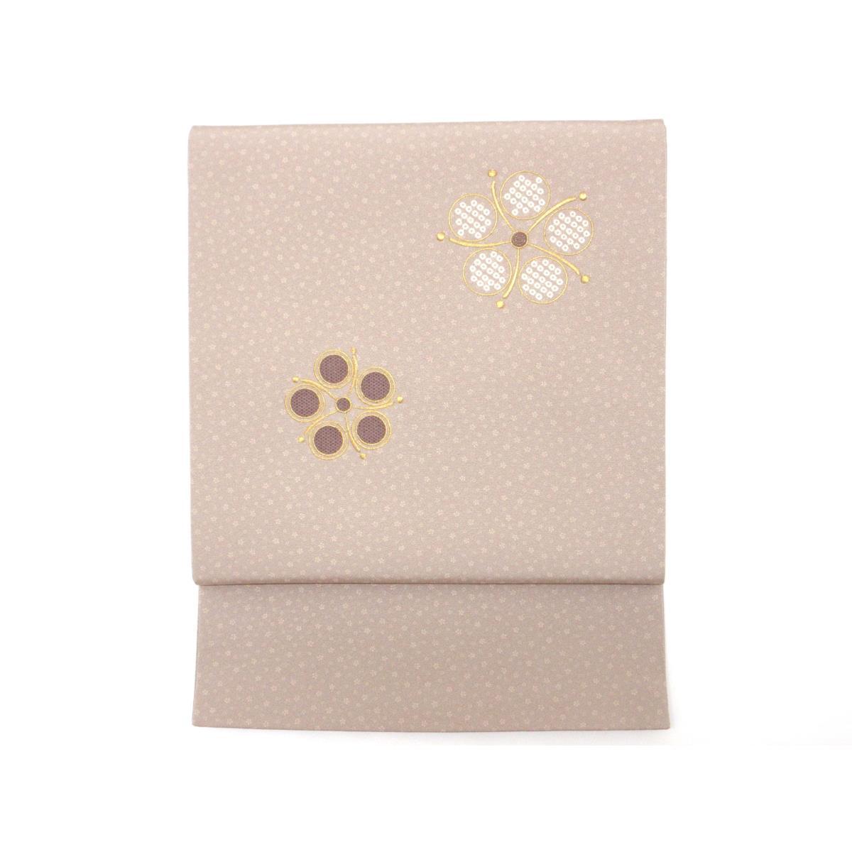 袋帯　刺繍入り