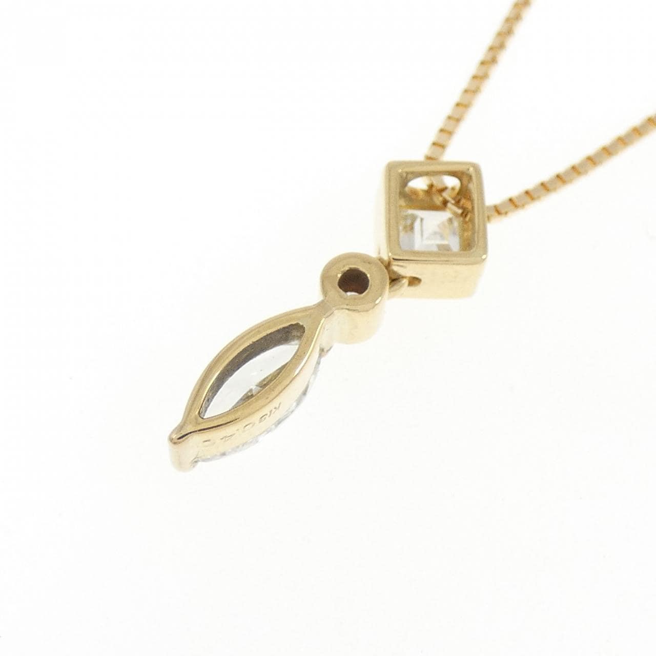 K18YG ダイヤモンド ネックレス 0.40CT