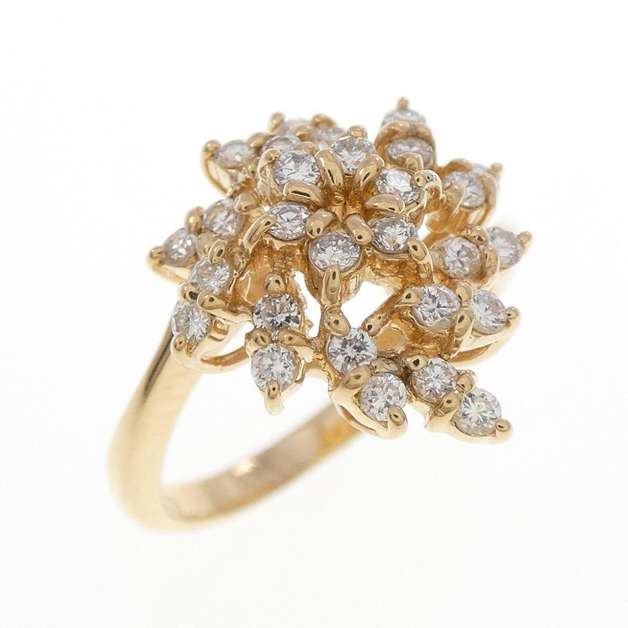 K18YG ダイヤモンド リング 0.42CT