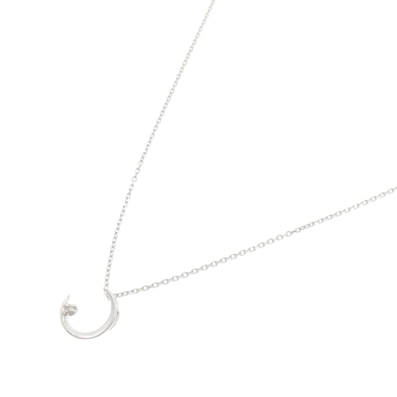 K10WG ダイヤモンド ネックレス 0.01CT