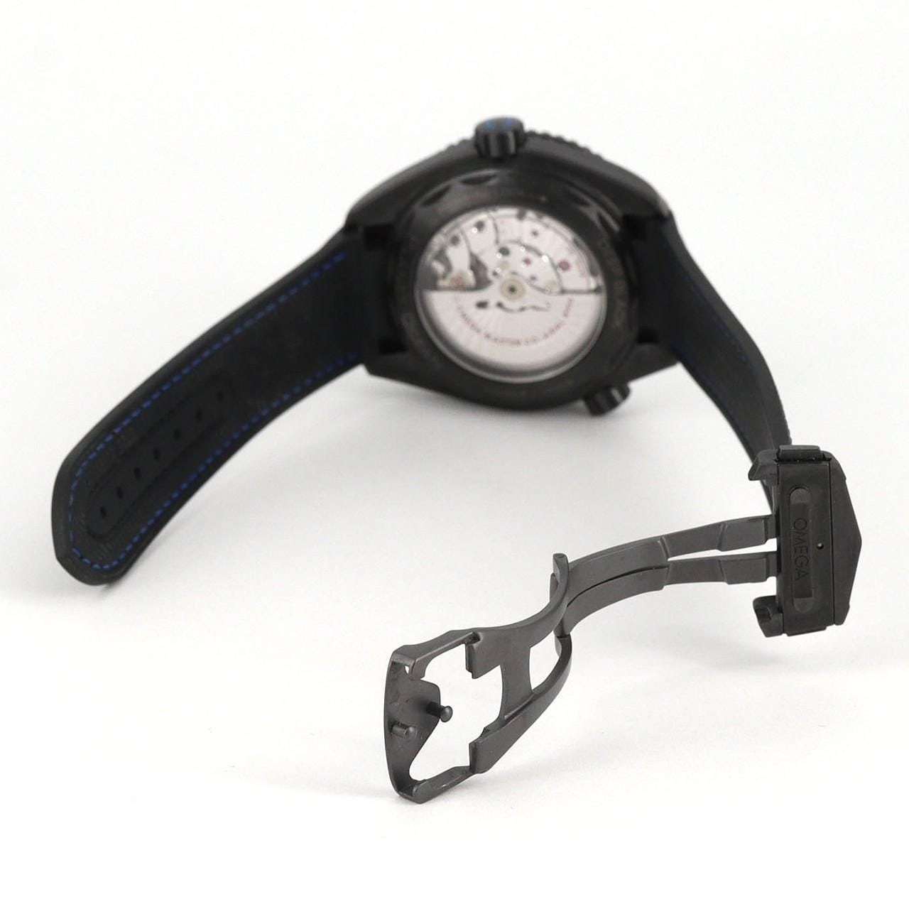 オメガ シーマスタープラネットオーシャンディープブラックGMT 215.92.46.22.01.002 セラミック 自動巻