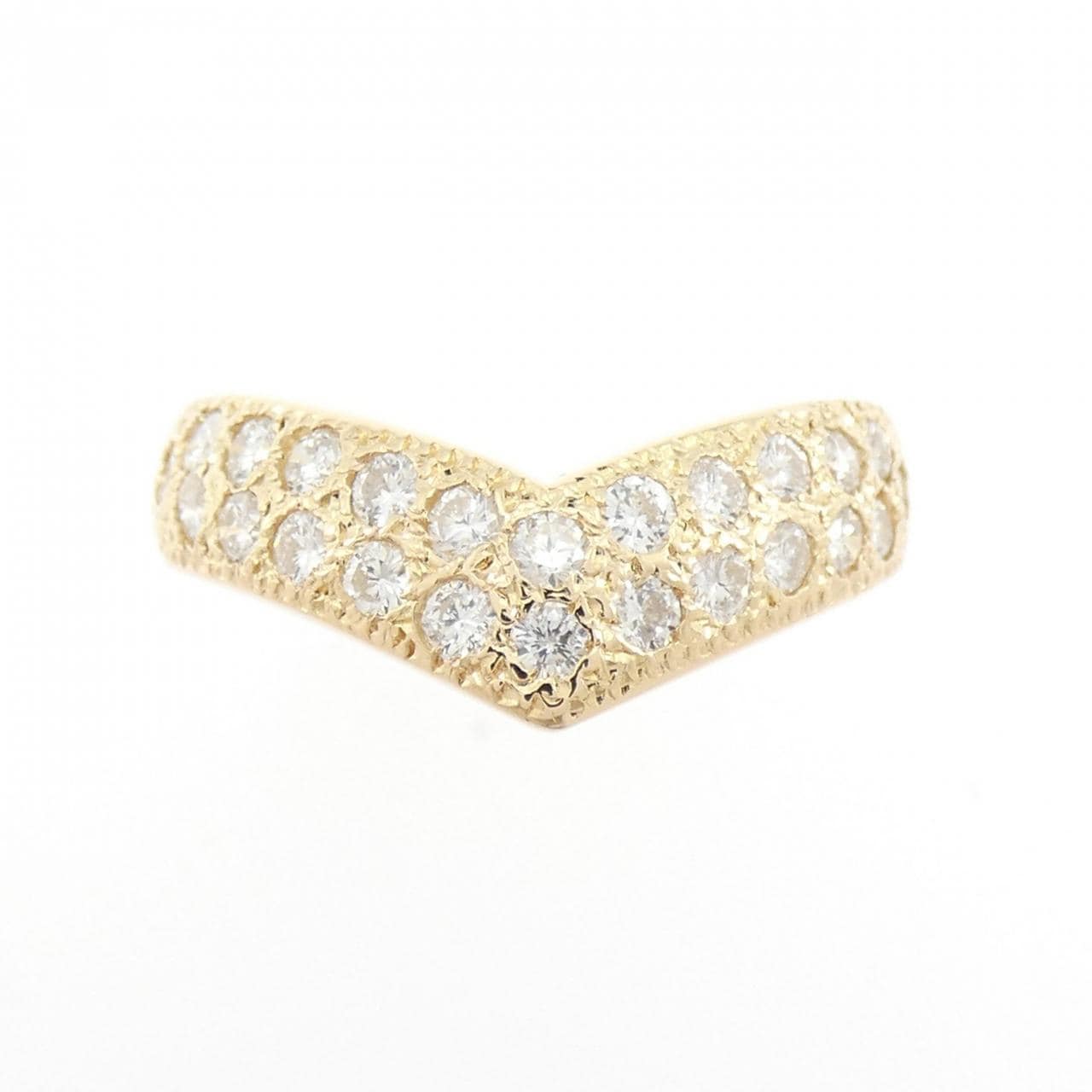 K18PG ダイヤモンド リング 0.60CT